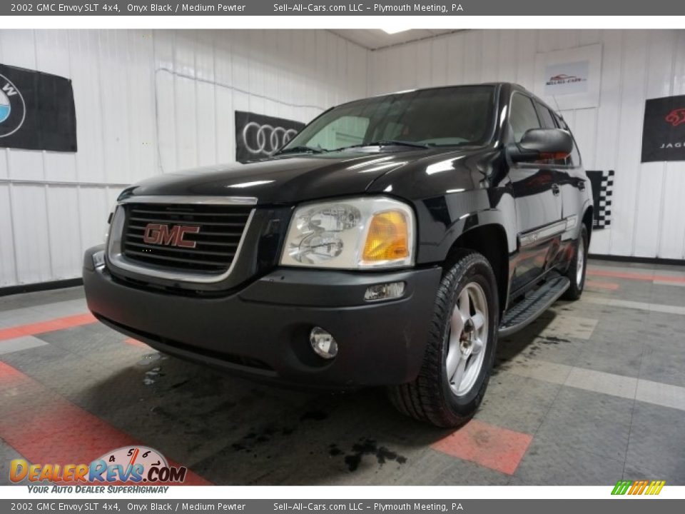 2002 GMC Envoy SLT 4x4 Onyx Black / Medium Pewter Photo #3