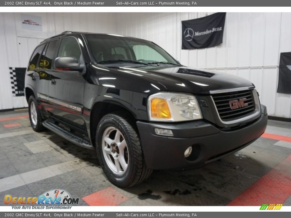 2002 GMC Envoy SLT 4x4 Onyx Black / Medium Pewter Photo #5