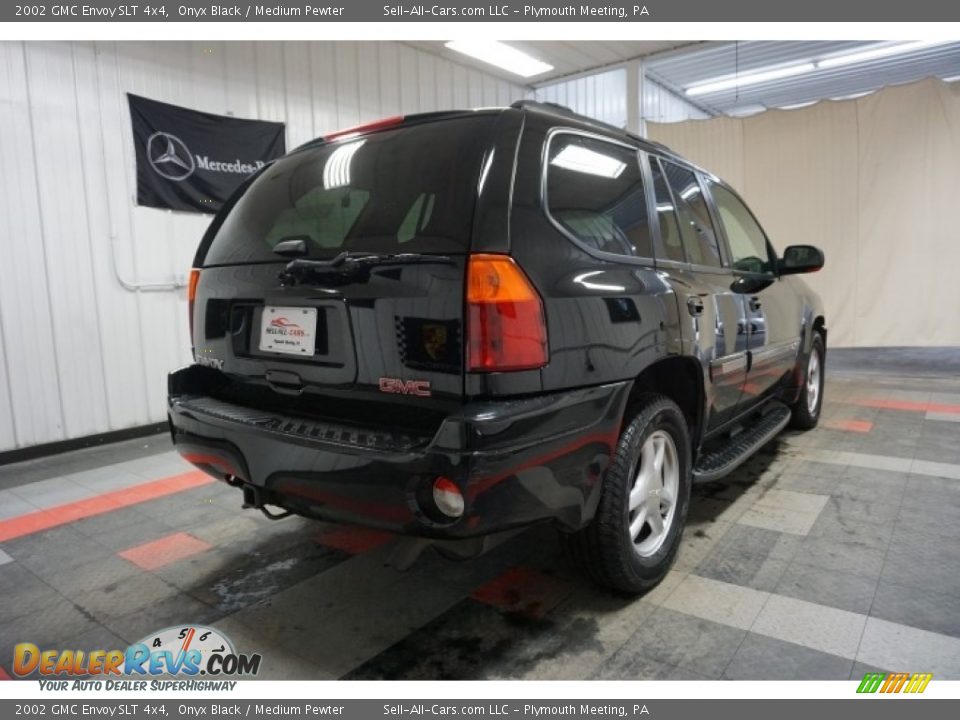 2002 GMC Envoy SLT 4x4 Onyx Black / Medium Pewter Photo #8