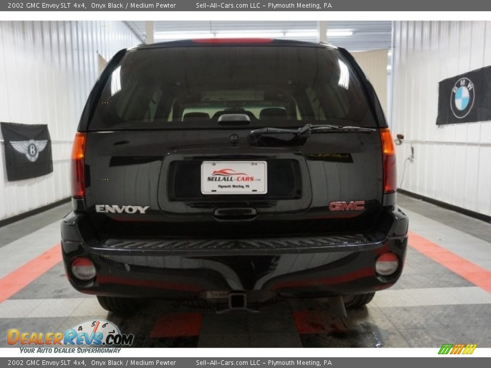 2002 GMC Envoy SLT 4x4 Onyx Black / Medium Pewter Photo #9