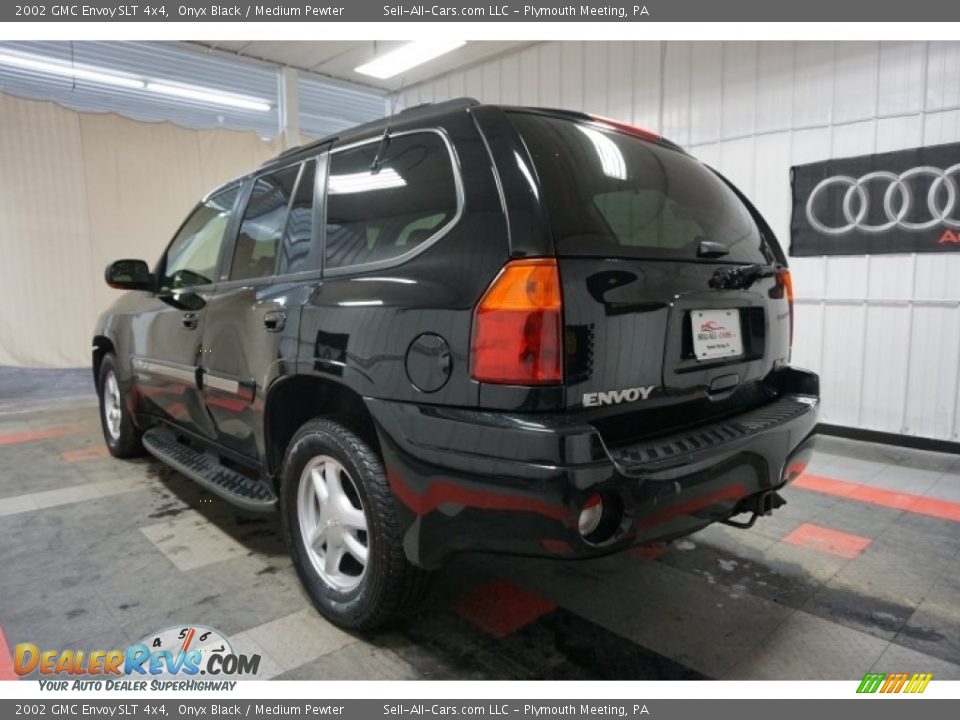 2002 GMC Envoy SLT 4x4 Onyx Black / Medium Pewter Photo #10