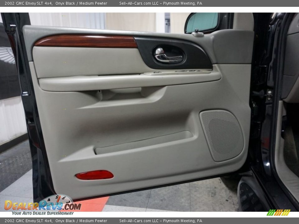 2002 GMC Envoy SLT 4x4 Onyx Black / Medium Pewter Photo #12