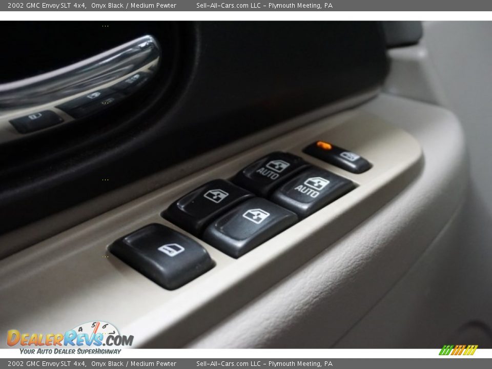 2002 GMC Envoy SLT 4x4 Onyx Black / Medium Pewter Photo #13