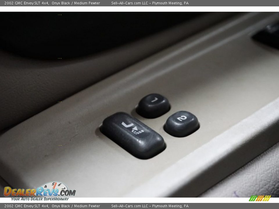 2002 GMC Envoy SLT 4x4 Onyx Black / Medium Pewter Photo #14