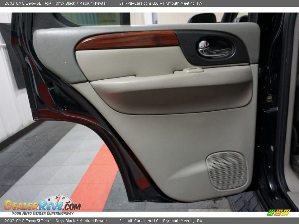 2002 GMC Envoy SLT 4x4 Onyx Black / Medium Pewter Photo #16