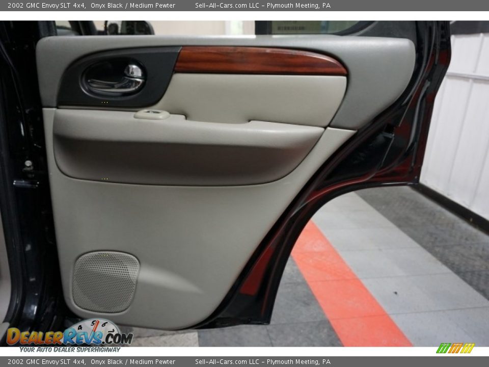 2002 GMC Envoy SLT 4x4 Onyx Black / Medium Pewter Photo #17