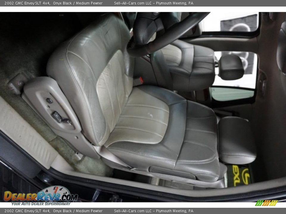 2002 GMC Envoy SLT 4x4 Onyx Black / Medium Pewter Photo #24
