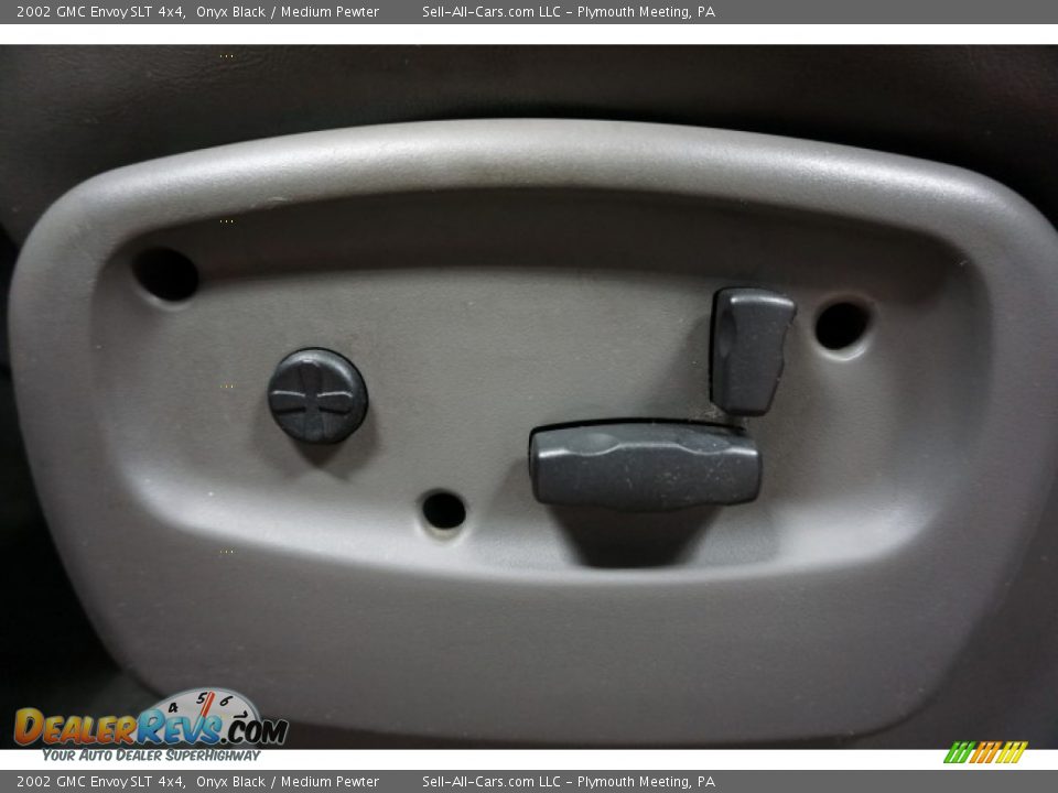 2002 GMC Envoy SLT 4x4 Onyx Black / Medium Pewter Photo #25