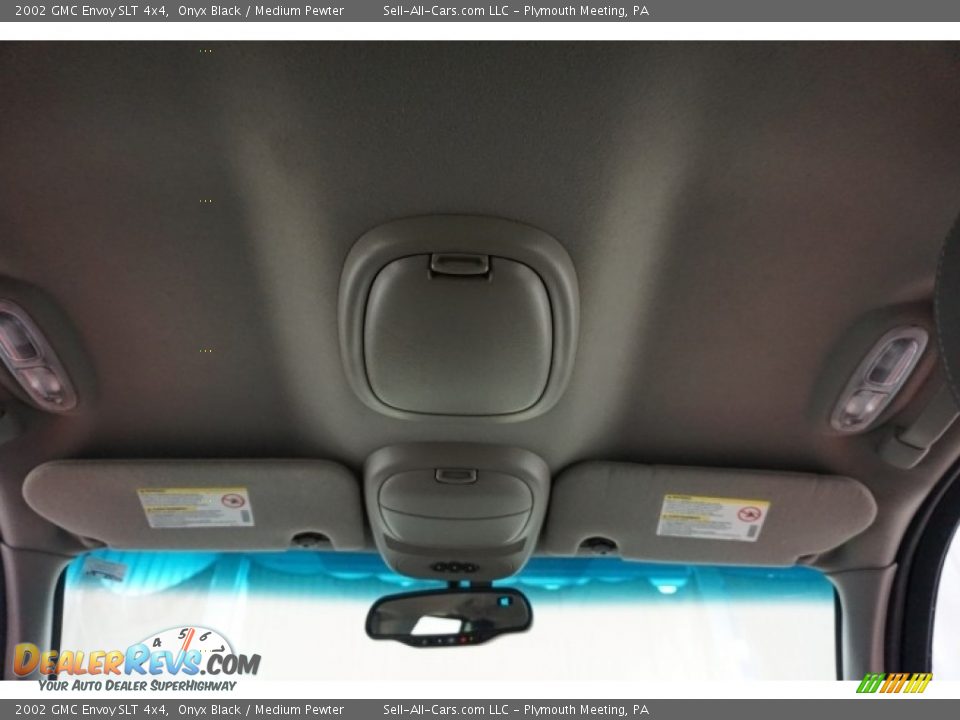 2002 GMC Envoy SLT 4x4 Onyx Black / Medium Pewter Photo #26
