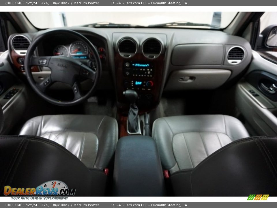 2002 GMC Envoy SLT 4x4 Onyx Black / Medium Pewter Photo #27