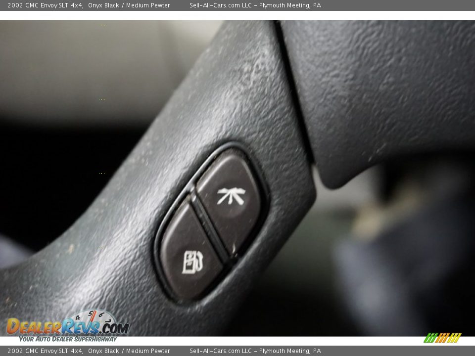 2002 GMC Envoy SLT 4x4 Onyx Black / Medium Pewter Photo #32