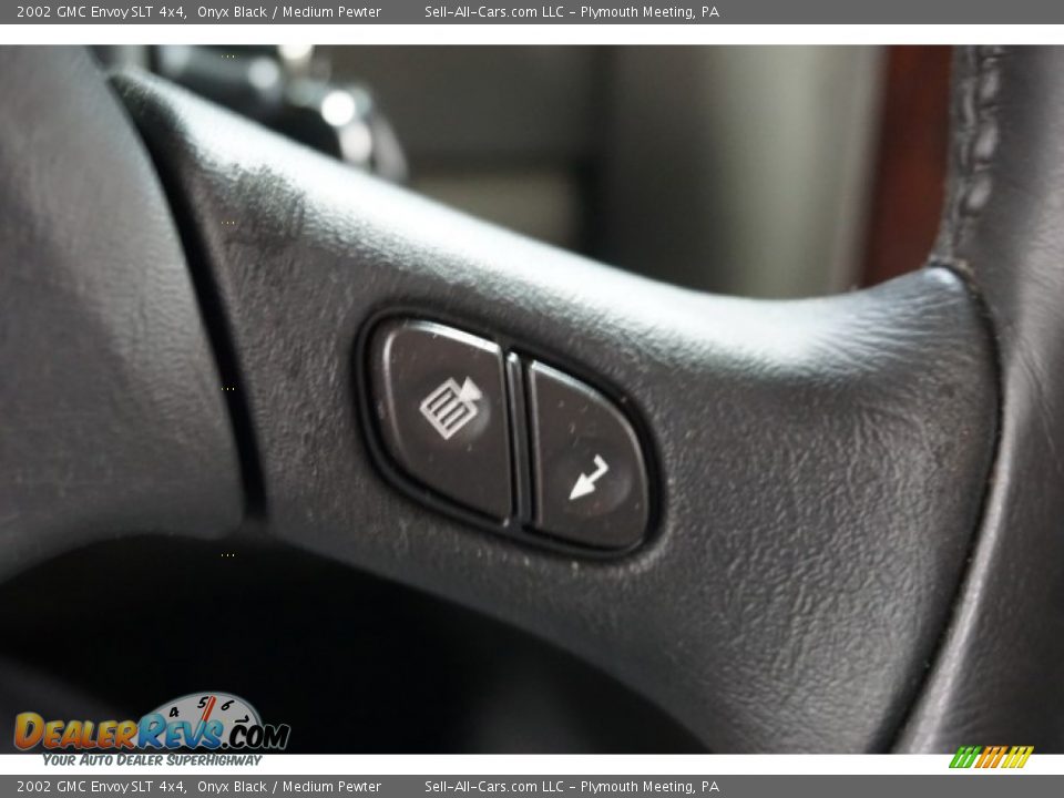 2002 GMC Envoy SLT 4x4 Onyx Black / Medium Pewter Photo #33