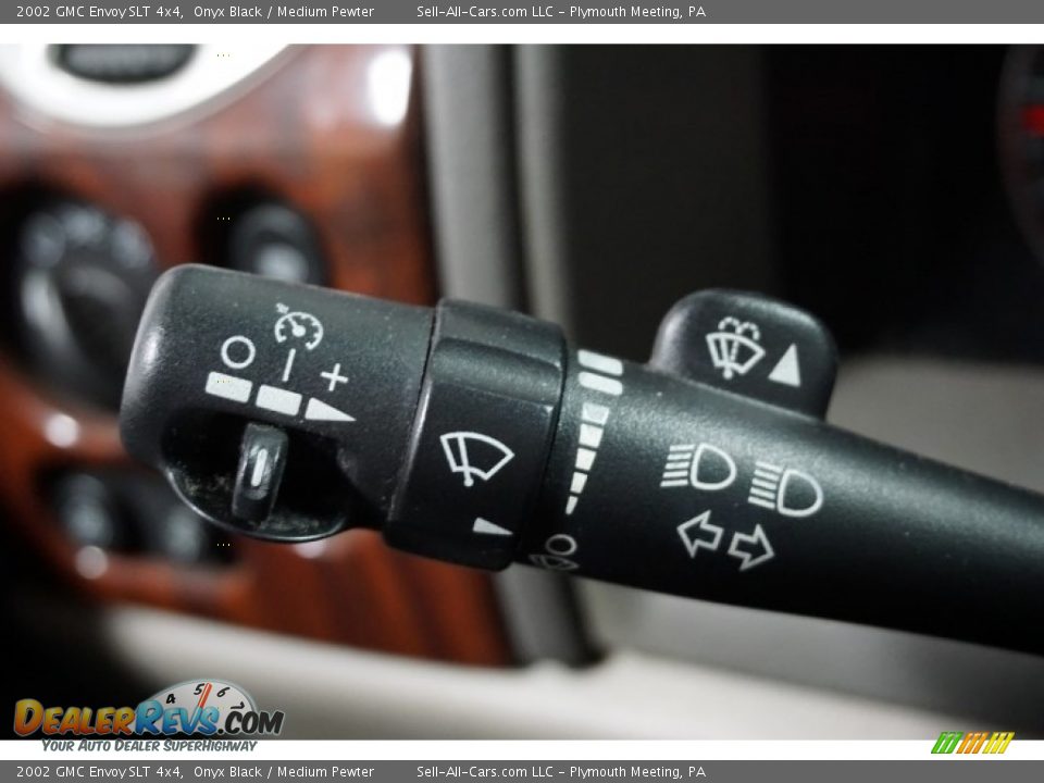 2002 GMC Envoy SLT 4x4 Onyx Black / Medium Pewter Photo #34