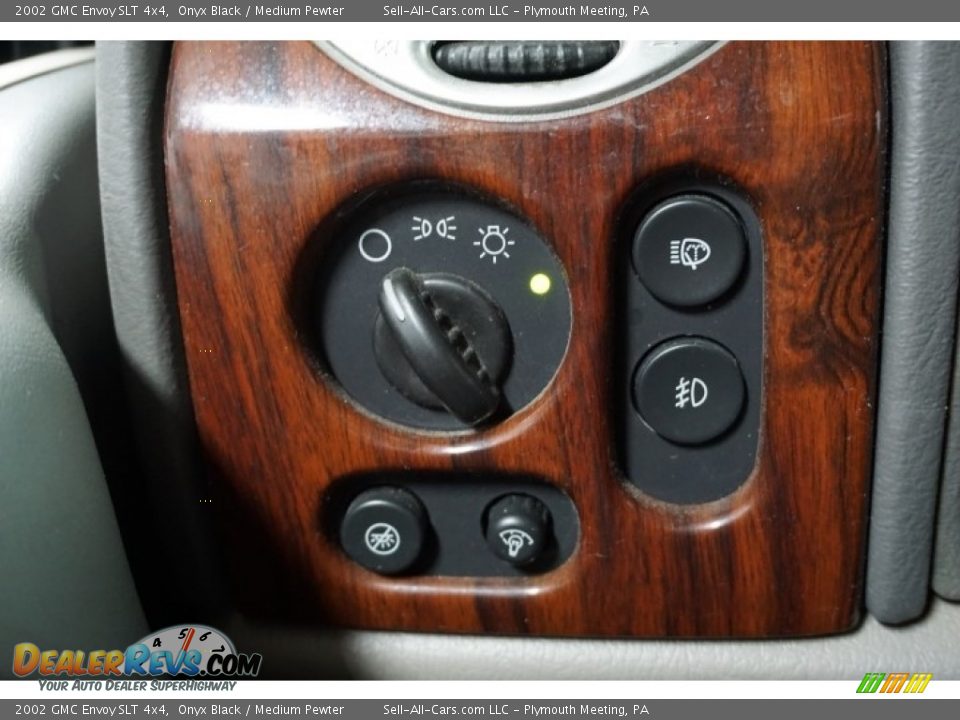 2002 GMC Envoy SLT 4x4 Onyx Black / Medium Pewter Photo #35
