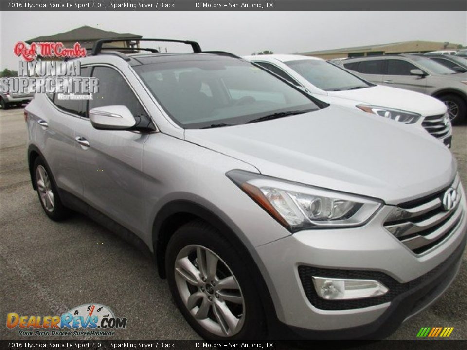 2016 Hyundai Santa Fe Sport 2.0T Sparkling Silver / Black Photo #1