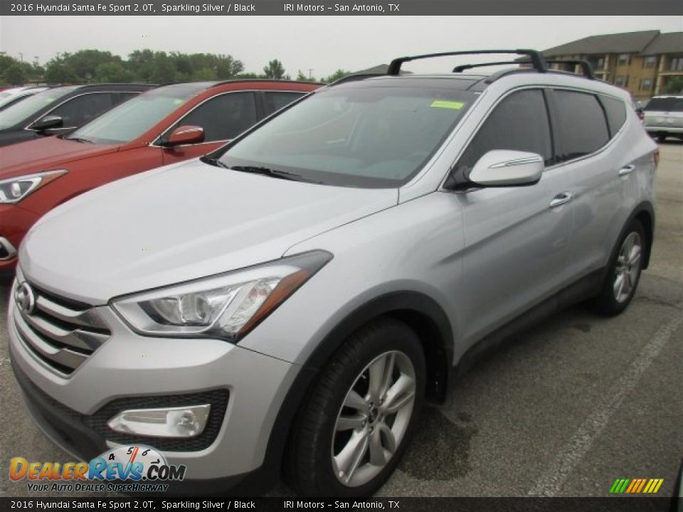 2016 Hyundai Santa Fe Sport 2.0T Sparkling Silver / Black Photo #2