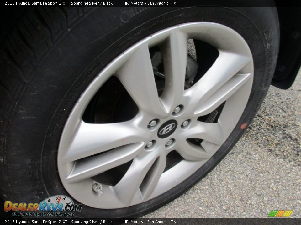 2016 Hyundai Santa Fe Sport 2.0T Sparkling Silver / Black Photo #3