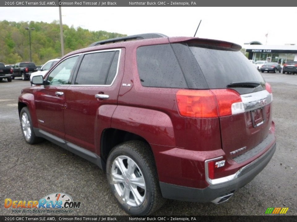 2016 GMC Terrain SLE AWD Crimson Red Tintcoat / Jet Black Photo #3