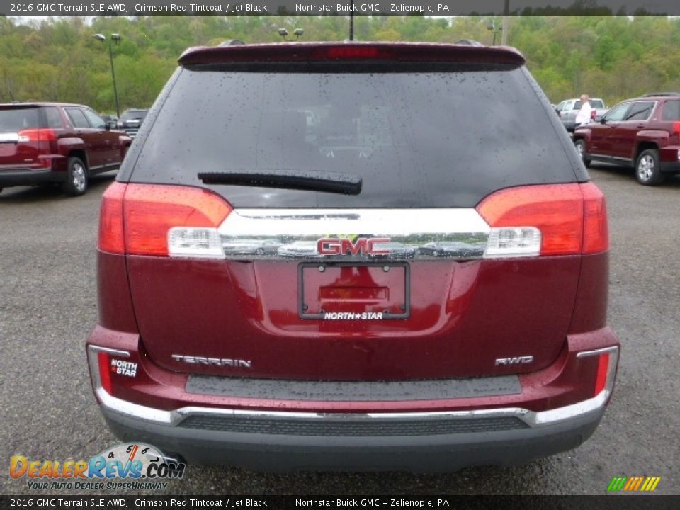 2016 GMC Terrain SLE AWD Crimson Red Tintcoat / Jet Black Photo #4