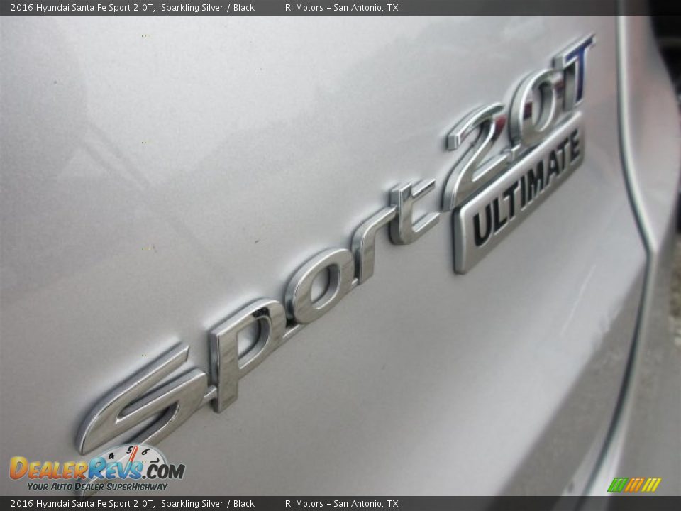 2016 Hyundai Santa Fe Sport 2.0T Sparkling Silver / Black Photo #6
