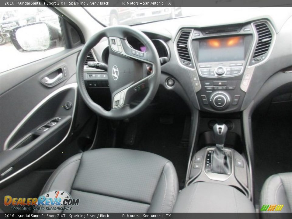 2016 Hyundai Santa Fe Sport 2.0T Sparkling Silver / Black Photo #8