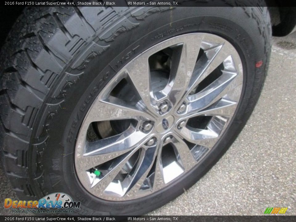 2016 Ford F150 Lariat SuperCrew 4x4 Shadow Black / Black Photo #4