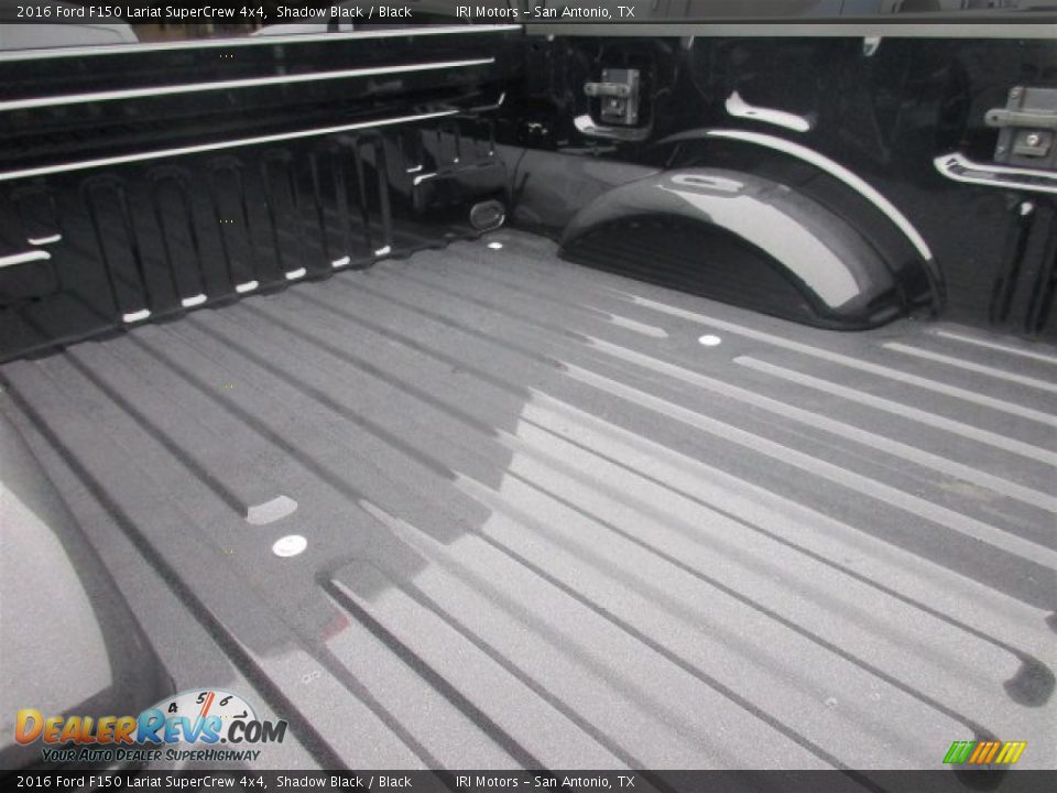 2016 Ford F150 Lariat SuperCrew 4x4 Shadow Black / Black Photo #6