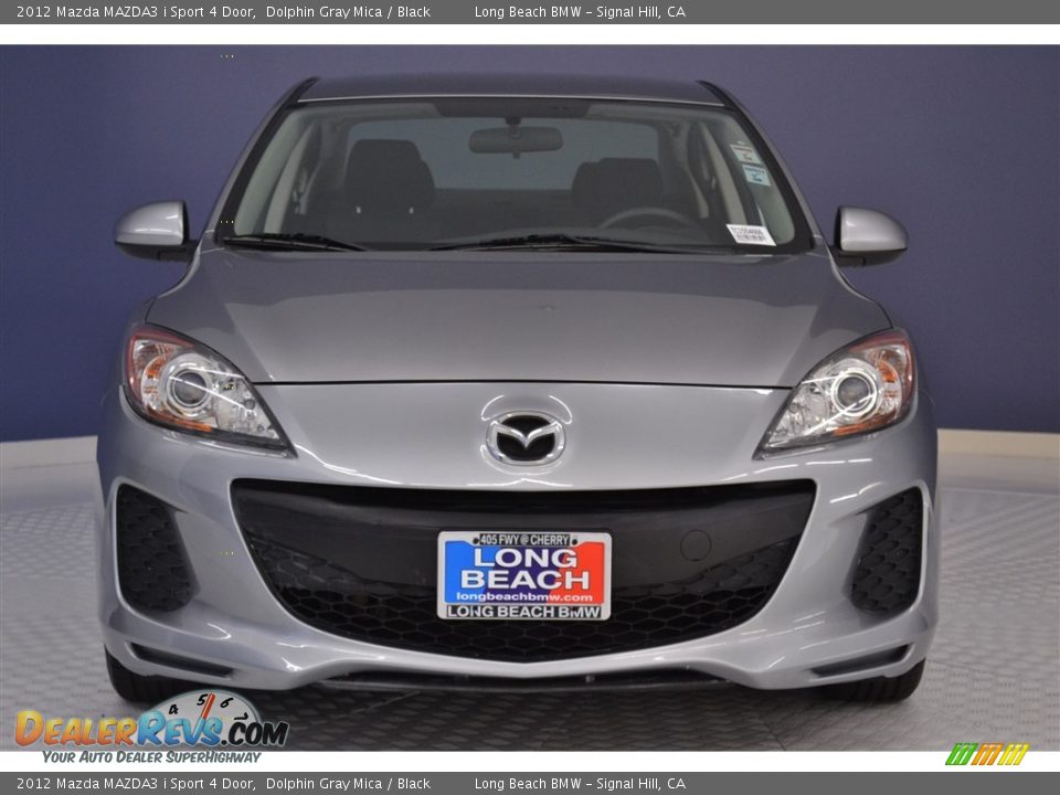 2012 Mazda MAZDA3 i Sport 4 Door Dolphin Gray Mica / Black Photo #2