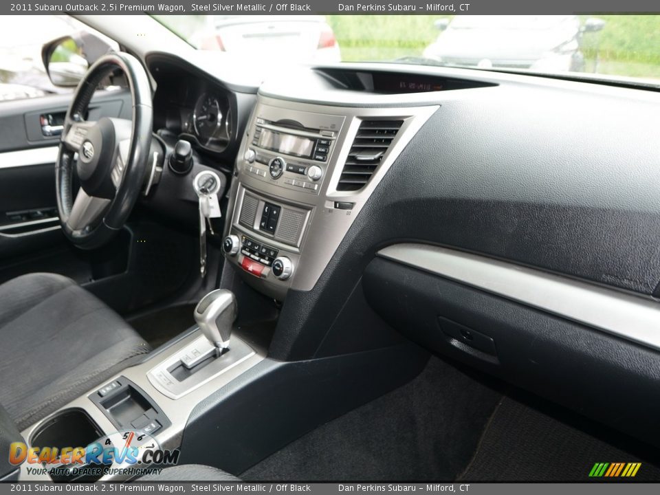 2011 Subaru Outback 2.5i Premium Wagon Steel Silver Metallic / Off Black Photo #5