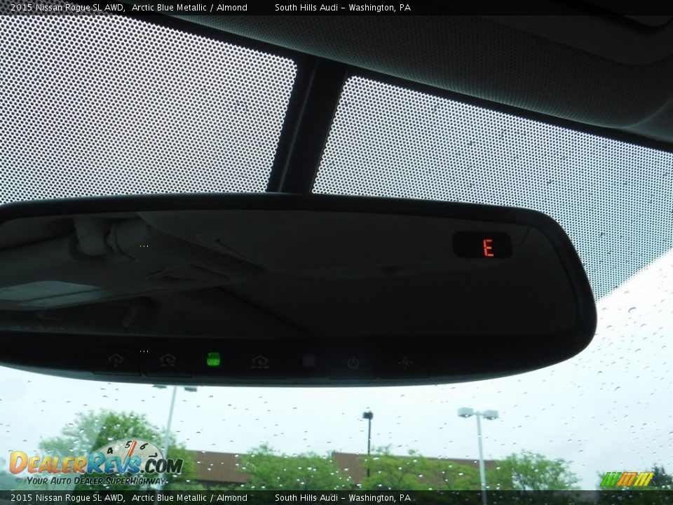 2015 Nissan Rogue SL AWD Arctic Blue Metallic / Almond Photo #27