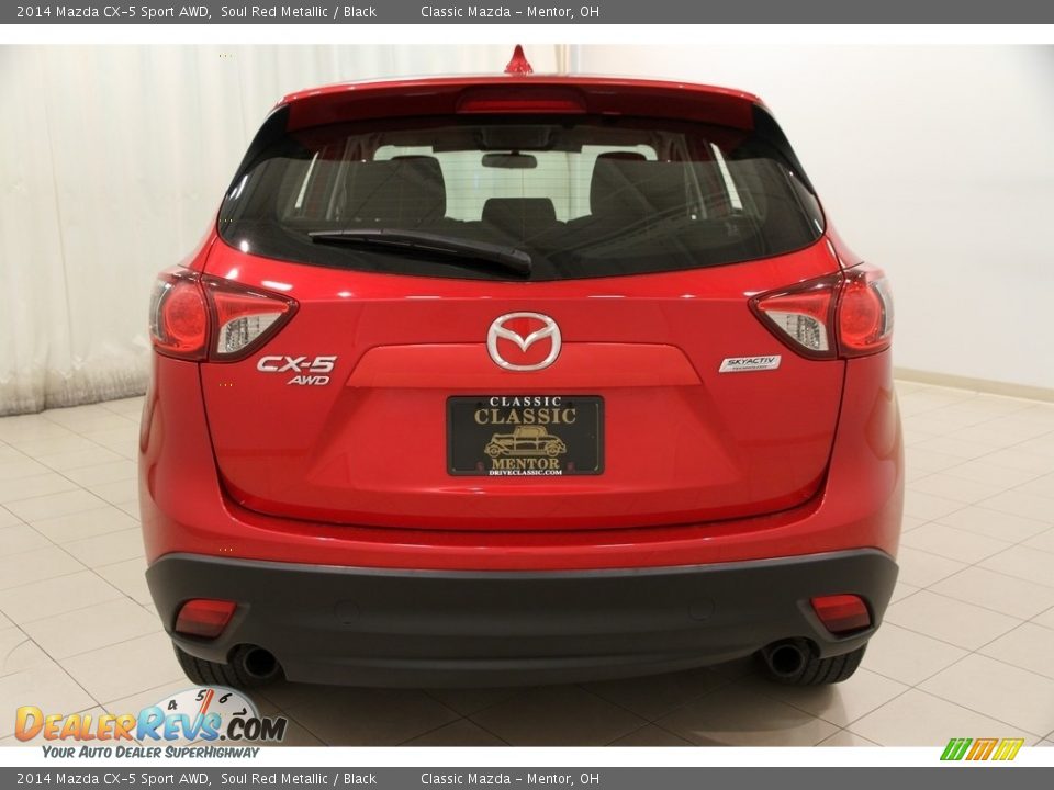 2014 Mazda CX-5 Sport AWD Soul Red Metallic / Black Photo #13