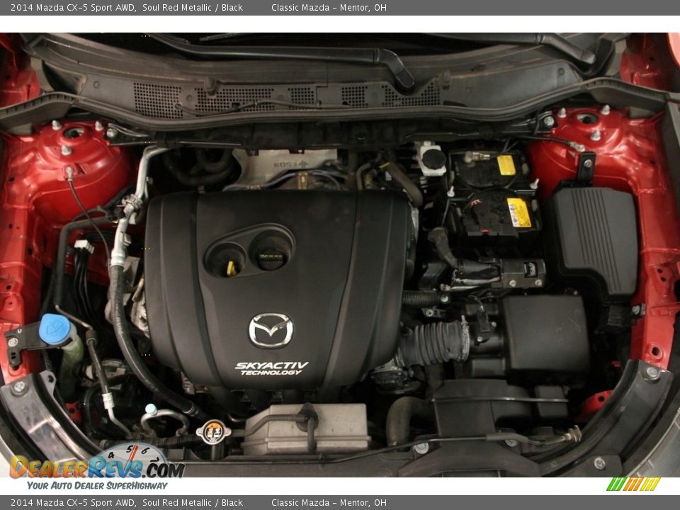 2014 Mazda CX-5 Sport AWD Soul Red Metallic / Black Photo #14