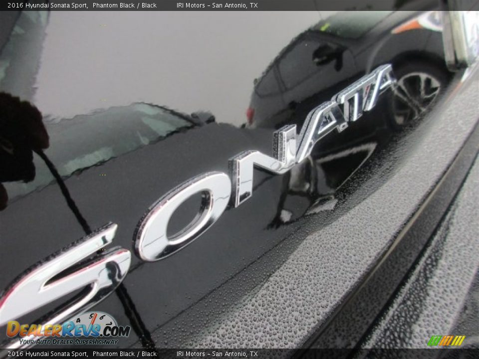 2016 Hyundai Sonata Sport Phantom Black / Black Photo #5