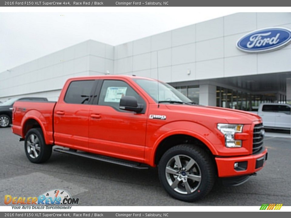 2016 Ford F150 XLT SuperCrew 4x4 Race Red / Black Photo #1
