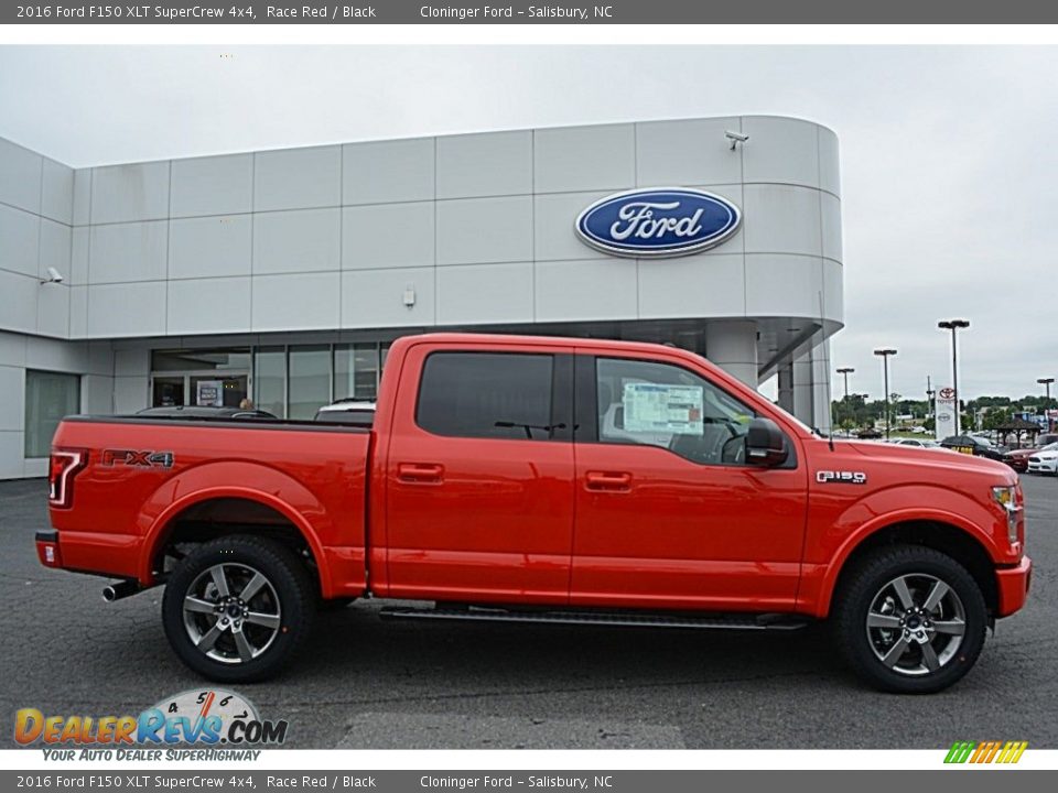 2016 Ford F150 XLT SuperCrew 4x4 Race Red / Black Photo #2
