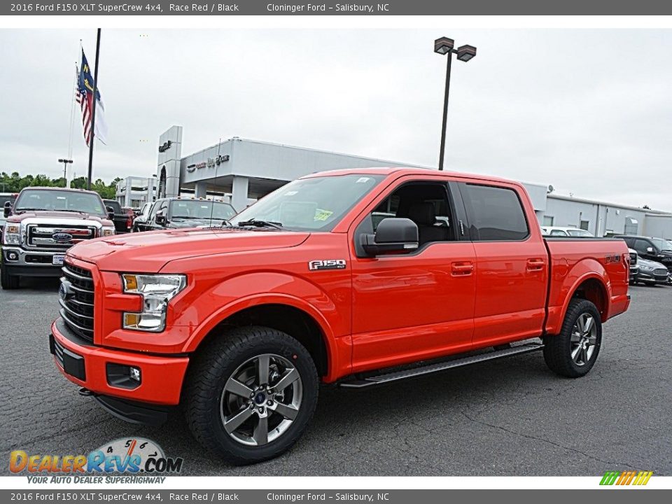 2016 Ford F150 XLT SuperCrew 4x4 Race Red / Black Photo #3