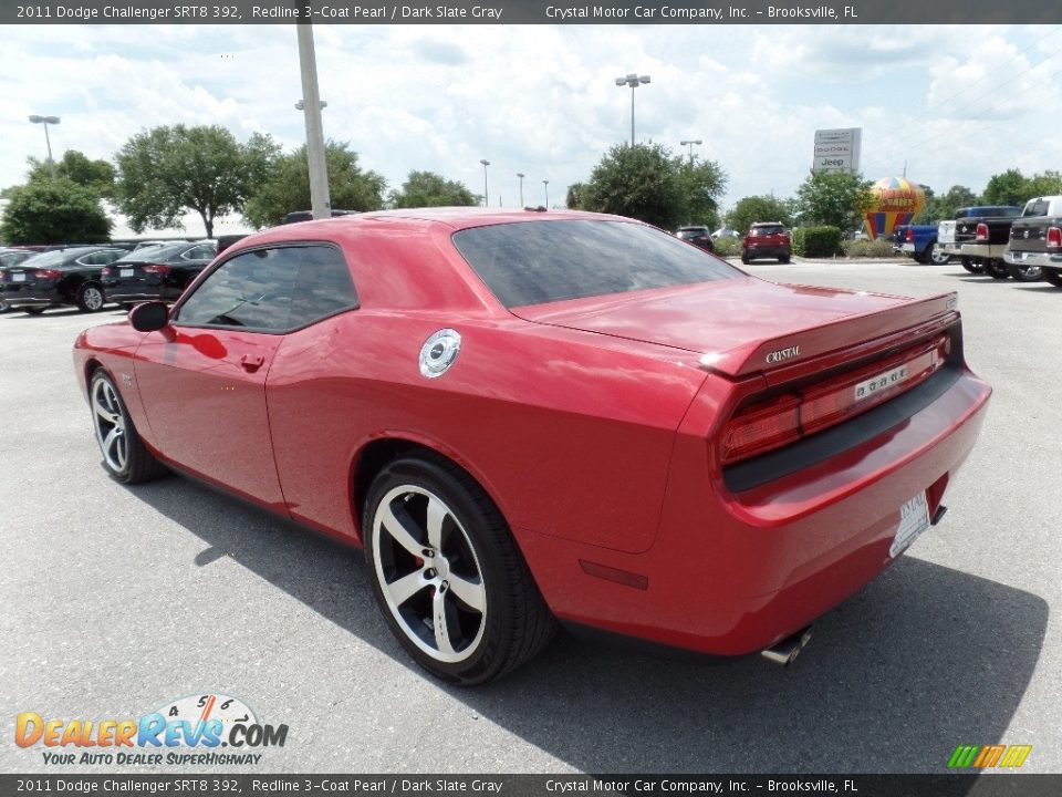 2011 Dodge Challenger SRT8 392 Redline 3-Coat Pearl / Dark Slate Gray Photo #3