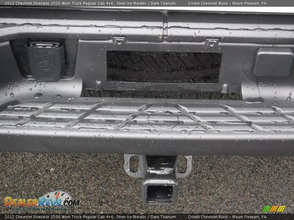 2012 Chevrolet Silverado 1500 Work Truck Regular Cab 4x4 Silver Ice Metallic / Dark Titanium Photo #9