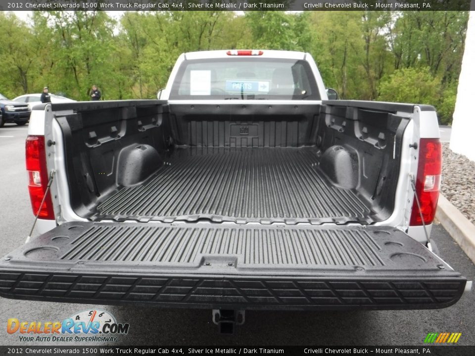 2012 Chevrolet Silverado 1500 Work Truck Regular Cab 4x4 Silver Ice Metallic / Dark Titanium Photo #11