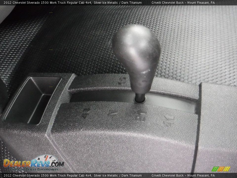 2012 Chevrolet Silverado 1500 Work Truck Regular Cab 4x4 Silver Ice Metallic / Dark Titanium Photo #17