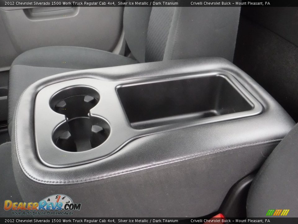 2012 Chevrolet Silverado 1500 Work Truck Regular Cab 4x4 Silver Ice Metallic / Dark Titanium Photo #18
