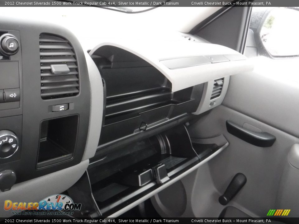 2012 Chevrolet Silverado 1500 Work Truck Regular Cab 4x4 Silver Ice Metallic / Dark Titanium Photo #20
