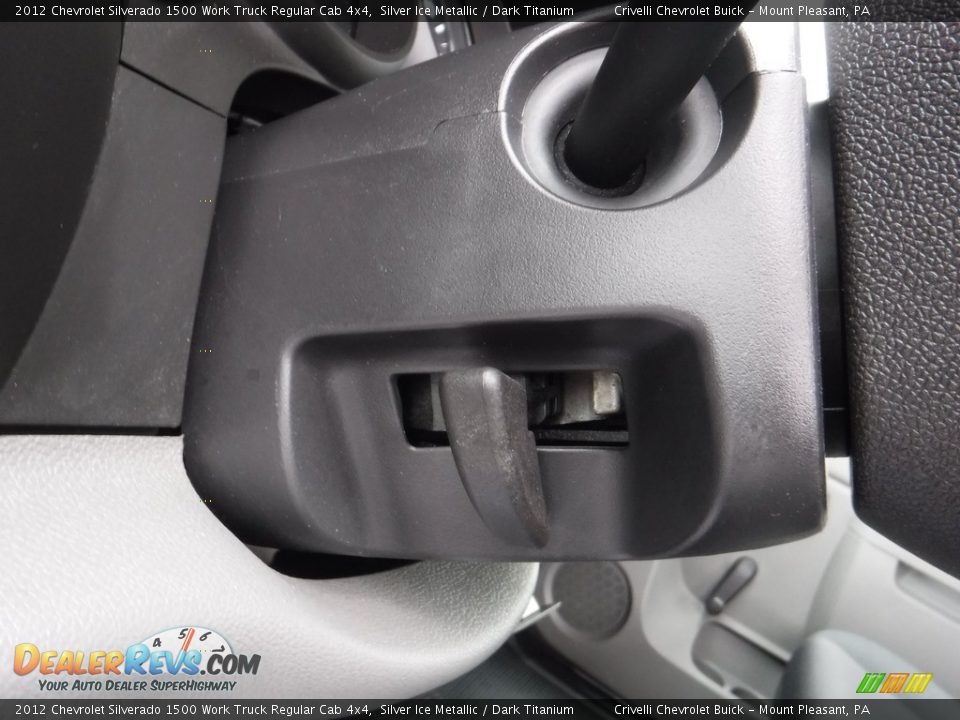 2012 Chevrolet Silverado 1500 Work Truck Regular Cab 4x4 Silver Ice Metallic / Dark Titanium Photo #22