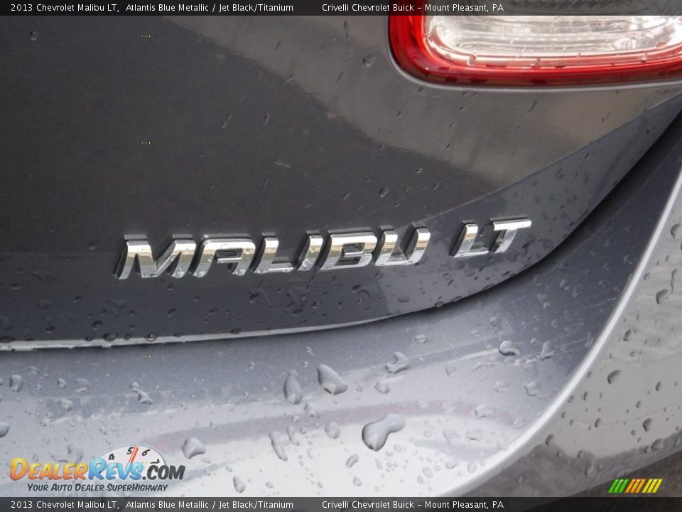 2013 Chevrolet Malibu LT Atlantis Blue Metallic / Jet Black/Titanium Photo #9