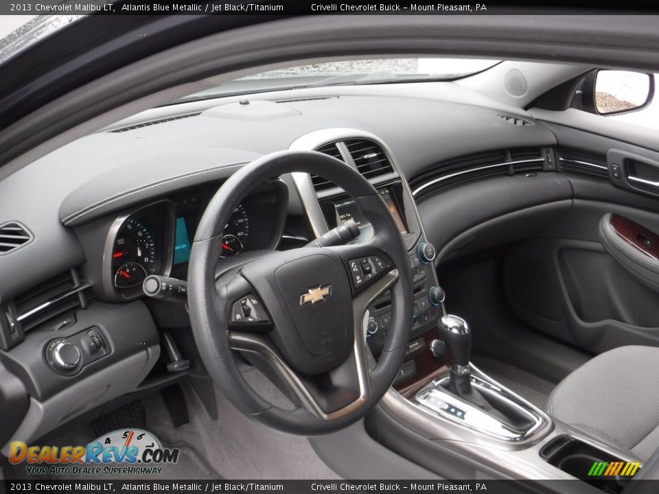 2013 Chevrolet Malibu LT Atlantis Blue Metallic / Jet Black/Titanium Photo #13