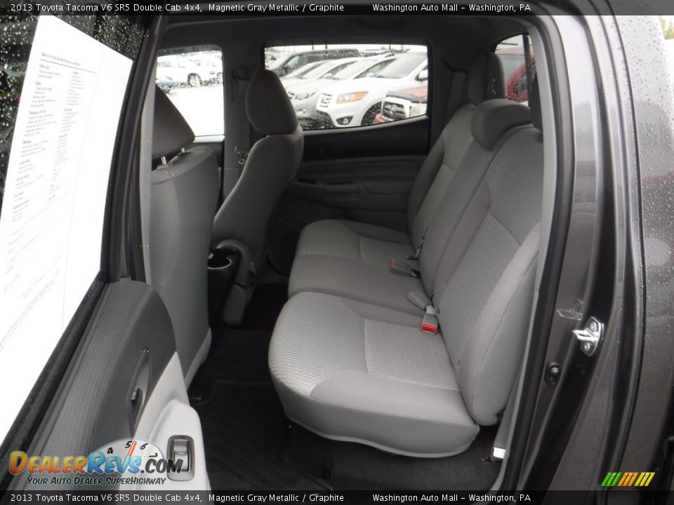 2013 Toyota Tacoma V6 SR5 Double Cab 4x4 Magnetic Gray Metallic / Graphite Photo #22