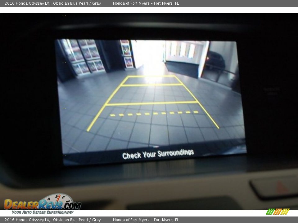 2016 Honda Odyssey LX Obsidian Blue Pearl / Gray Photo #15