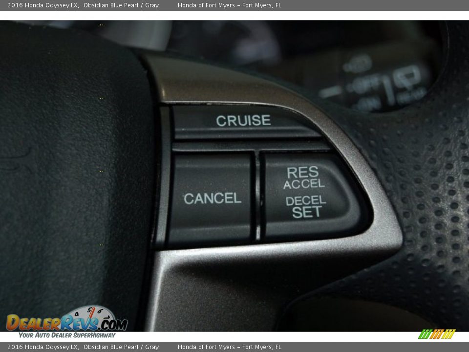 2016 Honda Odyssey LX Obsidian Blue Pearl / Gray Photo #17