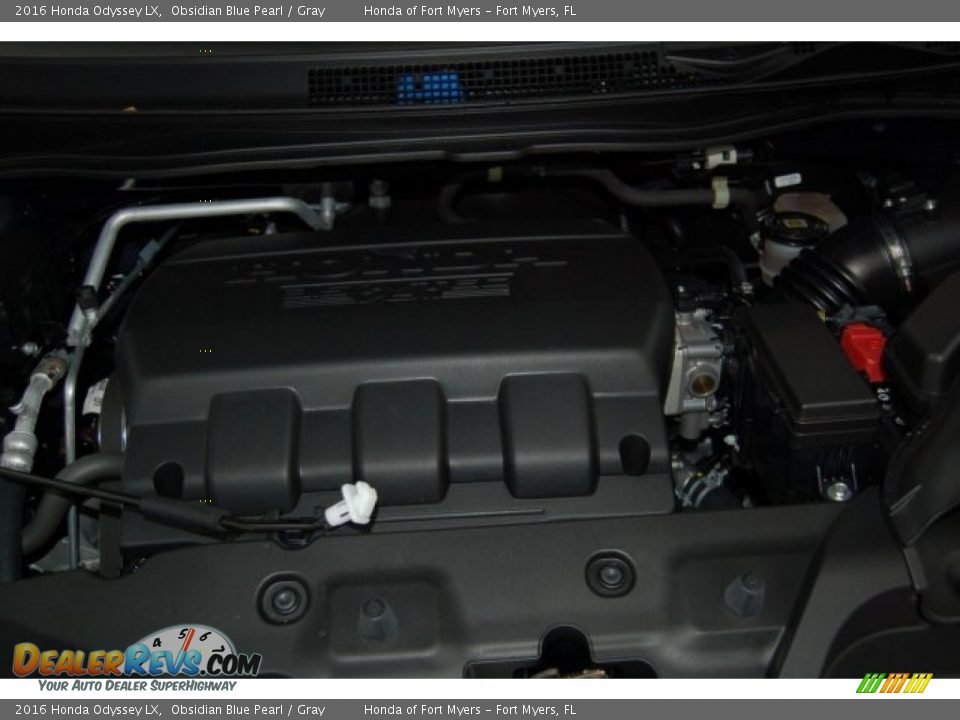 2016 Honda Odyssey LX Obsidian Blue Pearl / Gray Photo #25