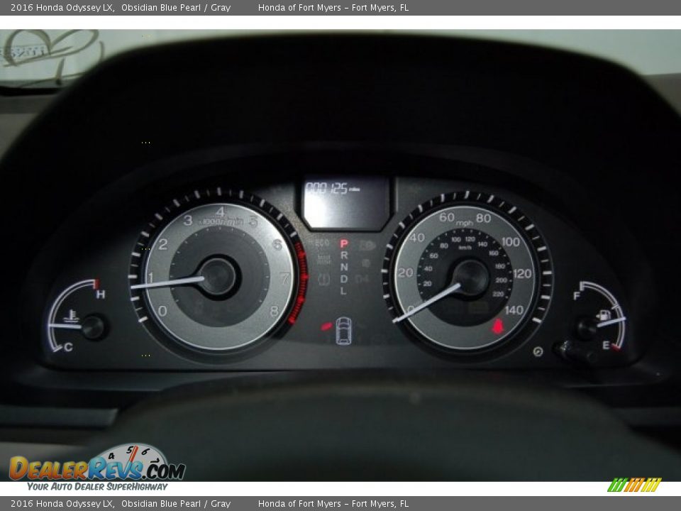 2016 Honda Odyssey LX Obsidian Blue Pearl / Gray Photo #26